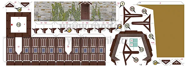 Drevený krytý most - zámok Nové Mesto nad Metují